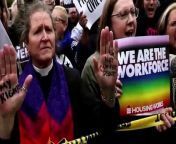 The U.S. Supreme Court on Monday delivered a watershed victory for LGBT rights, ruling that a landmark federal law forbidding workplace discrimination protects gay and transgender employees. &#60;br/&#62; &#60;br/&#62;Subscribe: http://smarturl.it/reuterssubscribe &#60;br/&#62; &#60;br/&#62;Reuters brings you the latest business, finance and breaking news video from around the globe.Our reputation for accuracy and impartiality is unparalleled.