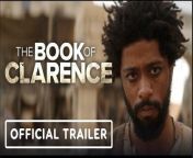 Take a look at the latest The Book Of Clarence trailer, distributed by Sony Pictures Entertainment.&#60;br/&#62;&#60;br/&#62;Streetwise but struggling, Clarence (LaKeith Stanfield) is trying to find a better life for himself and his family, make himself worthy to the woman he loves, and prove that he’s not a nobody. Captivated by the power and glory of the rising Messiah and His apostles, he risks everything to carve his own path to a divine life, a journey through which he finds redemption and faith, power and knowledge.&#60;br/&#62;&#60;br/&#62;The Book of Clarence is a bold new take on the timeless Hollywood era Biblical epic. The film is produced by Jeymes Samuel, Shawn Carter, James Lassiter, and Tendo Nagenda. It is executive produced by Garrett Grant. The Book of Clarence features new music by Jeymes Samuel, JAY-Z, Lil Wayne, Kid Cudi and more.&#60;br/&#62;&#60;br/&#62;The Book of Clarence, written and directed by Jeymes Samuel, opens in UK cinemas on April 19, 2024.