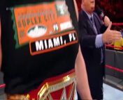 After the Universal Champion and his advocate, Paul Heyman, declare 2018