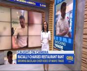 A man in New York was caught on camera yelling and threatening to call immigration enforcement on two women speaking Spanish in a restaurant.