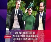 Pippa Middleton looked stunning in green, showing off her baby bump at the wedding of Princess Eugenie and Jack Brooksbank.