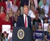A boisterous arena on the campus of East Carolina University was the latest stop for President Trump, as he held a “Keep America Great” rally.He singled out each of the liberal Congresswomen at the center of his latest tweet storm.