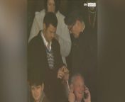 Harry Styles shares mints with Mick Harford in stands at Luton Town vs Man UnitedSky Sports
