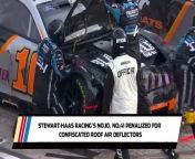 Stewart-Haas Racing has been issued two L1-level penalties following roof rail confiscation at the Cup Series race at Atlanta. Additionally, Joey Logano faces a &#36;10,000 fine for modification of an SPI-approved glove.