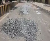collector was shocked to see the dilapidated roads.