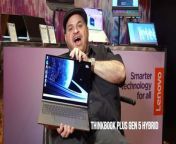 The Lenovo ThinkBook Plus Gen 5 is a 2-in-1 laptop. Fully functional Android tablet while its keyboard base is a Windows 11 laptop featuring an Intel Meteor Lake CPU with the ability to switch between Android and Windows modes with the press of a button. &#60;br/&#62;Tom&#39;s Guide&#39;s Tony Polanco talks about the features.