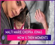 Priyanka Chopra and Nick Jonas joyfully welcomed their first child, a baby girl named Malti Marie, in January 2022 through surrogacy. The couple frequently delights fans on social media by sharing adorable snapshots of their little one. Recently, the global icon took a trip down memory lane by sharing now and then pictures of their daughter, evoking heartfelt emotions among their followers. Priyanka’s nostalgic reflections on her baby girl’s growth journey make these unseen photos even more touching.