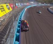 Justin Allgaier&#39;s third career win at Phoenix slips away after a flat tire sends his No. 7 Chevrolet into the wall while leading with less than five laps remaining.