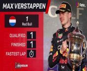 Max Verstappen is back with a bang at the start of the new F1 season with victory in Bahrain.