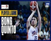 Bong Quinto takes charge for Meralco as the Bolts stop Rain or Shine in overtime in the PBA Philippine Cup.