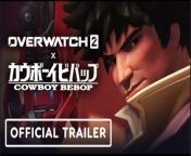 Watch the latest Overwatch 2 x Cowboy Bebop collaboration trailer to see gameplay and a look at the characters as the legendary Bebop crew. Hunt down your bounty with the effortlessly cool Cassidy as Spike, Ashe as Faye, Mauga as Jet, Sombra as Ed, and earn a free skin of Wrecking Ball as Ein by playing games and completing challenges. The Overwatch 2 x Cowboy Bebop collaboration kicks off on March 12, 2024.