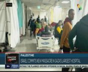 Israeli forces commit new massacre in Gaza&#39;s Al Shifa hospital// Vladimir Putin set for landslide re-election amid record turnout// Chinese FM Wang Yi arribes in New Zeland. teleSUR