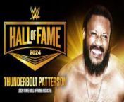 WWE Hall of Fame Class of 2024 Thunderbolt Patterson from maren patterson