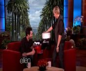 Ellen had a very special present for the Maroon 5 frontman