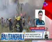 Kabi-kabilang sunog sa NCR!&#60;br/&#62;&#60;br/&#62;&#60;br/&#62;Balitanghali is the daily noontime newscast of GTV anchored by Raffy Tima and Connie Sison. It airs Mondays to Fridays at 10:30 AM (PHL Time). For more videos from Balitanghali, visit http://www.gmanews.tv/balitanghali.&#60;br/&#62;&#60;br/&#62;#GMAIntegratedNews #KapusoStream&#60;br/&#62;&#60;br/&#62;Breaking news and stories from the Philippines and abroad:&#60;br/&#62;GMA Integrated News Portal: http://www.gmanews.tv&#60;br/&#62;Facebook: http://www.facebook.com/gmanews&#60;br/&#62;TikTok: https://www.tiktok.com/@gmanews&#60;br/&#62;Twitter: http://www.twitter.com/gmanews&#60;br/&#62;Instagram: http://www.instagram.com/gmanews&#60;br/&#62;&#60;br/&#62;GMA Network Kapuso programs on GMA Pinoy TV: https://gmapinoytv.com/subscribe