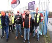 Workers from Wolverhampton Energy from Waste Facility on strike.