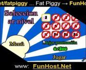 At FunHost.Net/fatpiggy, This pig might not fly...but it definitely gets some air! Mouse = Aim &amp; Shoot Click and hold to build up power, then release to send the fat piggy flying for food. Feed him the number of items shown in red to complete a level! If the piggy slips on mud, it&#39;ll take some energy out of his bounce. Tip: Click while the piggy&#39;s in flight to give him an extra boost...if you have some stars! (Animal, Flying, Food, Girly, Shooting Game) .&#60;br/&#62;&#60;br/&#62;Play Fat Piggy for Free at FunHost.Net/fatpiggy on FunHost.Net , The Fun Host of Apps and Games!&#60;br/&#62;&#60;br/&#62;Fat Piggy : FunHost.Net/fatpiggy &#60;br/&#62;www: FunHost.Net &#60;br/&#62;Facebook: facebook.com/FunHostApps &#60;br/&#62;Twitter: twitter.com/FunHost &#60;br/&#62;
