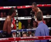 Boxer, Jared Robinson, Gets KO&#39;d Through The Tops! (Cutman Aggressively Restrained)