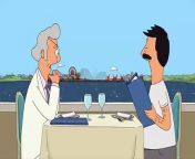 Motivated by the promise of a new beachside burger joint, Bob tries to convince Mr. Fischoeder.