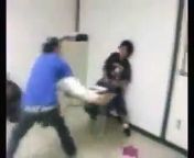 Oh the joys of school. being picked on by other kids and now add being assaulted by the same people who are supposed to protect you. &#60;br/&#62; &#60;br/&#62;A charter school fired a science teacher after a student shot cell phone video of her beating a 13-year-old classmate. &#60;br/&#62;Sheri Lynn Davis, 40, was fired from her job at the Jamie&#39;s House Charter School on Monday night. &#60;br/&#62;Principal David Jones said he reviewed the video and determined there was &#92;
