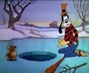 This cartoon probably works best around the holiday season. It&#39;s very busy animation indeed as most of the Disney favorites go ice skating on a frozen river (!). Mickey impresses Minnie with his skating acrobatics, Goofy (dressed in awful hillbilly gear) tries to fish using tobacco instead of worms and Donald torments poor old Pluto by sticking skates on his paws and watching him fall all over the place. &#60;br/&#62; &#60;br/&#62;Donald soon gets what he deserves when a huge gust of wind takes him and his kite/sail thingy off the edge of the waterfall (which mysteriously has not frozen even though the river has). Mickey tries to rescue him but succeeds only in humiliating Donald further. But he did deserve it this time. &#60;br/&#62; &#60;br/&#62;A very cozy cartoon for Xmas time.