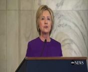 Hillary Clinton on Fake News Dangers &#124; Hillary Clinton says fake news can have &#92;