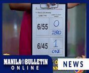 The Philippine Charity Sweepstakes Office (PCSO) announced that a solo bettor won the P23 million jackpot for the Mega Lotto 6/45 draw on Wednesday evening, March 20.&#60;br/&#62;&#60;br/&#62;READ MORE: https://mb.com.ph/2024/3/20/lone-bettor-wins-p23-m-mega-lotto-jackpot-in-march-20-draw&#60;br/&#62;&#60;br/&#62;Subscribe to the Manila Bulletin Online channel! - https://www.youtube.com/TheManilaBulletin&#60;br/&#62;&#60;br/&#62;Visit our website at http://mb.com.ph&#60;br/&#62;Facebook: https://www.facebook.com/manilabulletin &#60;br/&#62;Twitter: https://www.twitter.com/manila_bulletin&#60;br/&#62;Instagram: https://instagram.com/manilabulletin&#60;br/&#62;Tiktok: https://www.tiktok.com/@manilabulletin&#60;br/&#62;&#60;br/&#62;#ManilaBulletinOnline&#60;br/&#62;#ManilaBulletin&#60;br/&#62;#LatestNews