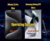 iPhone 15 Pro Max against Samsung Galaxy S24 Ultra(2024)&#60;br/&#62;&#60;br/&#62;iphone 15 pro max vs s24 ultra which is better