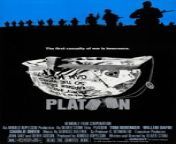 Platoon is a 1986 American war film written and directed by Oliver Stone, starring Tom Berenger, Willem Dafoe, Charlie Sheen, Keith David, Kevin Dillon, John C. McGinley, Forest Whitaker, and Johnny Depp. It is the first film of a trilogy of Vietnam War films directed by Stone, followed by Born on the Fourth of July (1989) and Heaven &amp; Earth (1993). The film, based on Stone&#39;s experience from the war, follows a U.S. Army volunteer (Sheen) serving in Vietnam while his Platoon Sergeant and his Squad Leader (Berenger and Dafoe) argue over the morality in the platoon and of the war itself.
