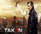Taken 3 (sometimes stylized as TAK3N) is a 2014 English-language French action-thriller film directed by Olivier Megaton and written by Luc Besson and Robert Mark Kamen. It is the third and final installment in the Taken trilogy. A co-production between France, Spain and the United States, the film stars Liam Neeson, Forest Whitaker, Maggie Grace and Famke Janssen.