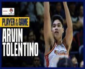 PBA Player of the Game Highlights: Arvin Tolentino steers NorthPort to win No. 4 vs. TNT from chute la ek tnt