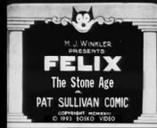 FELIX THE CAT_ THE STONE AGE _ Full Cartoon Episode from www girl sehool com age 10