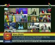 Speech by President Nicolas Maduro at the CELAC summit on Ecuador&#39;s invasion of the Mexican embassy in that country. teleSUR