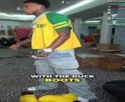 The Viral Duck Boots Challenge_ Hilarious Communication Prank Gone Infamous from mall boots