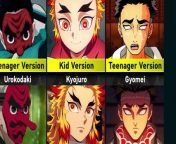 Child Version of Demon Slayer Characters from nas version of bible online