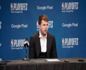 Dallas Mavericks' Luka Doncic on Game 3 Win Over LA Clippers, Knee Injury from tp199 knee pads