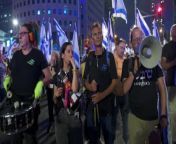 Israeli protesters have shut down streets in Tel Aviv demanding the release of hostages and the political end of Israeli Prime Minister Benjamin Netanyahu. Anger has been growing inside Israel as the Gaza war drags on for now more than 200 days, with some Israelis angry a hostage release deal still hasn&#39;t been reached.