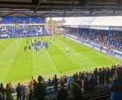 Peterborough United lap of honour following final League One game of the season from how to do a lap dance