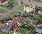 A Tornado left homes and businesses flattened as at least 3 were found dead in Oklahoma.Source: KOCO / AP
