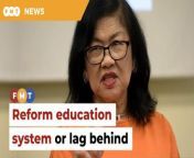 The former minister says failure to address the issues highlighted will cause Malaysia to fall behind in competitiveness and socioeconomic development.&#60;br/&#62;&#60;br/&#62;Read More: https://www.freemalaysiatoday.com/category/nation/2024/04/29/reform-education-system-now-says-rafidah-after-worrisome-world-bank-report/&#60;br/&#62;&#60;br/&#62;Laporan Lanjut: https://www.freemalaysiatoday.com/category/bahasa/tempatan/2024/04/29/rombak-segera-sistem-pendidikan-kata-rafidah-selepas-laporan-bank-dunia/&#60;br/&#62;&#60;br/&#62;Free Malaysia Today is an independent, bi-lingual news portal with a focus on Malaysian current affairs.&#60;br/&#62;&#60;br/&#62;Subscribe to our channel - http://bit.ly/2Qo08ry&#60;br/&#62;------------------------------------------------------------------------------------------------------------------------------------------------------&#60;br/&#62;Check us out at https://www.freemalaysiatoday.com&#60;br/&#62;Follow FMT on Facebook: https://bit.ly/49JJoo5&#60;br/&#62;Follow FMT on Dailymotion: https://bit.ly/2WGITHM&#60;br/&#62;Follow FMT on X: https://bit.ly/48zARSW &#60;br/&#62;Follow FMT on Instagram: https://bit.ly/48Cq76h&#60;br/&#62;Follow FMT on TikTok : https://bit.ly/3uKuQFp&#60;br/&#62;Follow FMT Berita on TikTok: https://bit.ly/48vpnQG &#60;br/&#62;Follow FMT Telegram - https://bit.ly/42VyzMX&#60;br/&#62;Follow FMT LinkedIn - https://bit.ly/42YytEb&#60;br/&#62;Follow FMT Lifestyle on Instagram: https://bit.ly/42WrsUj&#60;br/&#62;Follow FMT on WhatsApp: https://bit.ly/49GMbxW &#60;br/&#62;------------------------------------------------------------------------------------------------------------------------------------------------------&#60;br/&#62;Download FMT News App:&#60;br/&#62;Google Play – http://bit.ly/2YSuV46&#60;br/&#62;App Store – https://apple.co/2HNH7gZ&#60;br/&#62;Huawei AppGallery - https://bit.ly/2D2OpNP&#60;br/&#62;&#60;br/&#62;#FMTNews #RafidahAziz #WorldBank #MalaysianStudents