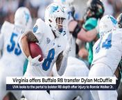 Virginia football offered Buffalo running back transfer Dylan McDuffie