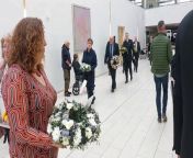 Trade union leaders, politicians and bereaved families attended the annual service at Hartlepool College of Further Education.