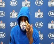 Kawhi Leonard talks about playing in a mask