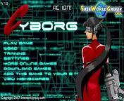 Main menu soundtrack with the old flash game Cyborg