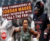 Washington Commanders fifth round draft pick, linebacker, Jordan Magee joins Grant &amp; Danny to discuss how Washington plans to utilize him within their defense.