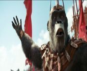 Kingdom of the Planet of the Apes Final movie trailer HD - Plot synopsis: Director Wes Ball breathes new life into the global, epic, franchise set several generations in the future following Caesar&#39;s reign, in which apes are the dominant species living harmoniously and humans have been reduced to living in the shadows. As a new tyrannical ape leader builds his empire, one young ape undertakes a harrowing journey that will cause him to question all that he has known about the past and to make choices that will define a future for apes and humans alike.&#60;br/&#62;&#60;br/&#62; &#60;br/&#62;&#60;br/&#62;directed by Wes Ball&#60;br/&#62;&#60;br/&#62;starring Owen Teague, Freya Allan, Peter Macon, Eka Darville, Kevin Durand, Travis Jeffery, Neil Sandilands, Sara Wiseman, Lydia Peckham, Ras-Samuel Weld A&#39;abzgi, William H. Macy, Dichen Lachman&#60;br/&#62;&#60;br/&#62;release date May 10, 2024 (in theaters)