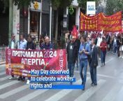 Workers and activists across the world marked 1 May with protests on issues ranging from rising prices to the War in Gaza.