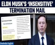 Dive into the controversy surrounding Tesla&#39;s recent layoffs as Elon Musk&#39;s termination mail, described as &#39;insensitive&#39;, sparks outrage among employees and netizens. Join us as we explore the fallout and hear firsthand accounts from affected employees, shedding light on the human impact of corporate decisions. &#60;br/&#62; &#60;br/&#62;&#60;br/&#62;#ElonMusk #ElonMuskMail #Tesla #TeslaLayoff #TeslaTerminationMail #TeslaEmployee #TeslaNews #Oneindia&#60;br/&#62;~HT.178~PR.274~ED.194~GR.121~