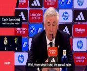Carlo Ancelotti says Real Madrid&#39;s UCL tie with Bayern Munich is too important to celebrate LaLiga title win