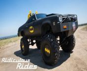 BATMAN’S iconic Batmobile has been reimagined, in monster truck-form, by a custom car genius in Colorado. Zack Loffert, of Littleton, Colorado, built what he calls the ‘Big Batmobile’ using the body of a 1973 El Camino, the frame of a 1976 Chevrolet K10 truck, and massive 44-inch tyres. He now uses the car, which took three years to build, for charity and to drive to children in hospital who need a special visit from “Batman”. Zack told FutureStudiosCars: “When I’m driving it, I watch people’s mouths and they say, ‘Holy cow’, or ‘Look at that’. Zack is currently focused on building a super hero-themed playground that will be the first handicap-accessible playground in the state of Colorado.